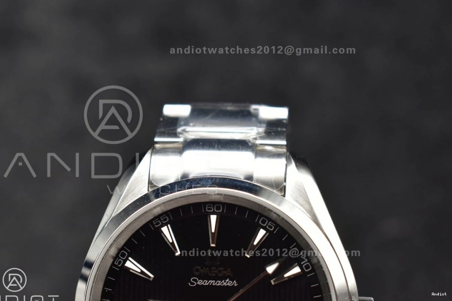 On Terra Best A8500 VSF Black Edition Vertical 1:1 SS Dial Bracelet SS Aqua 150M 1218